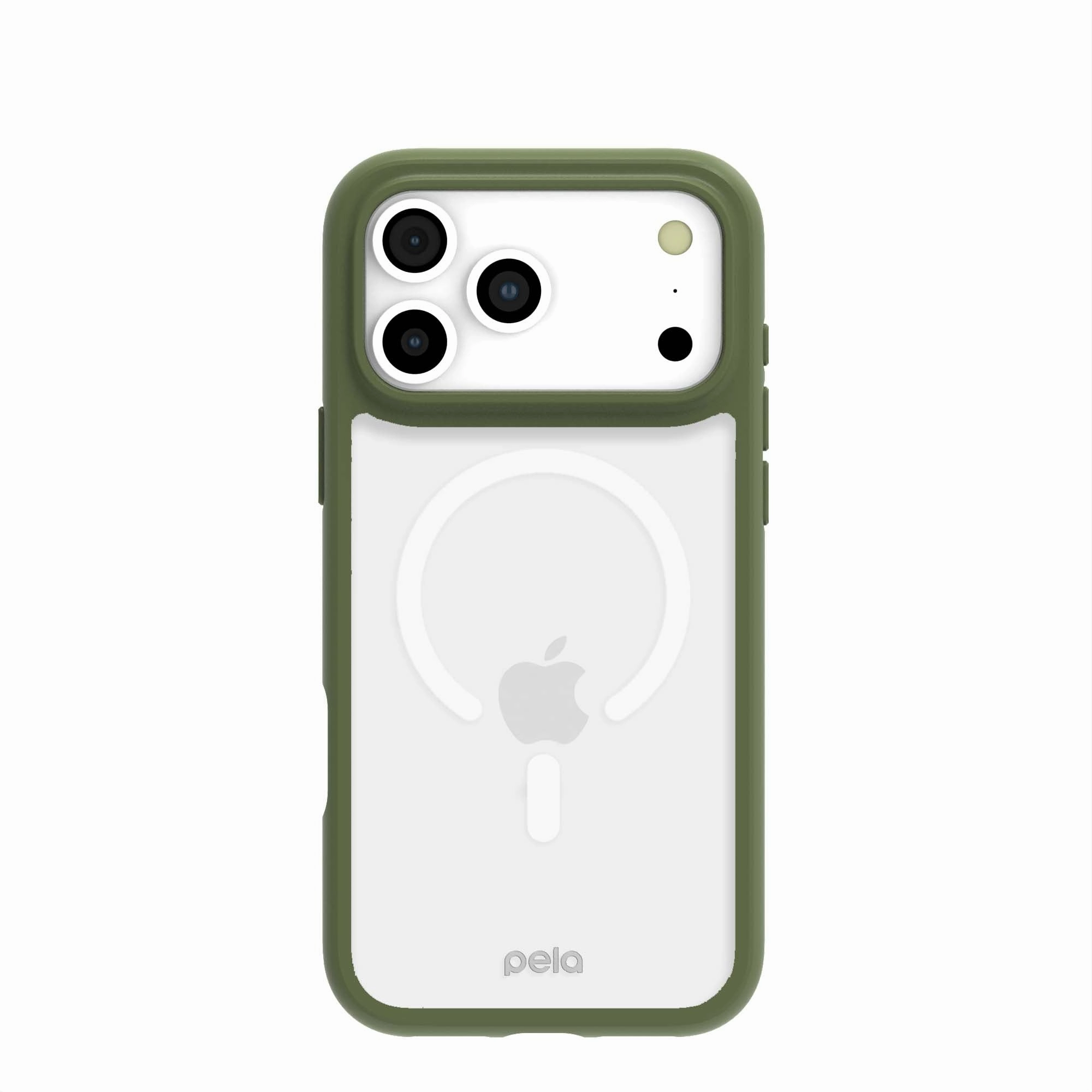 Polished Detail Clear iPhone 17 Pro Max Case with Forest Floor Ridge (MagSafe Included)