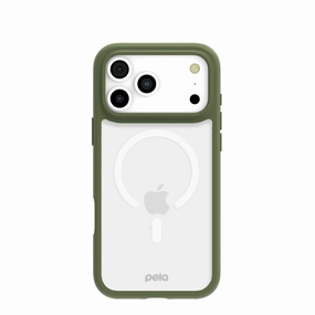 Polished Detail Clear iPhone 17 Pro Max Case with Forest Floor Ridge (MagSafe Included)