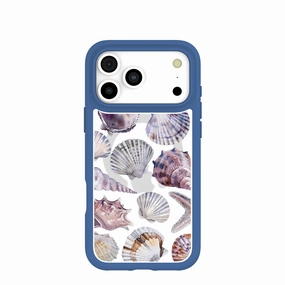 Clear Oceana Whorl iPhone 17 Pro Max Case With True Blue Ridge (MagSafe included) Carbon Fiber