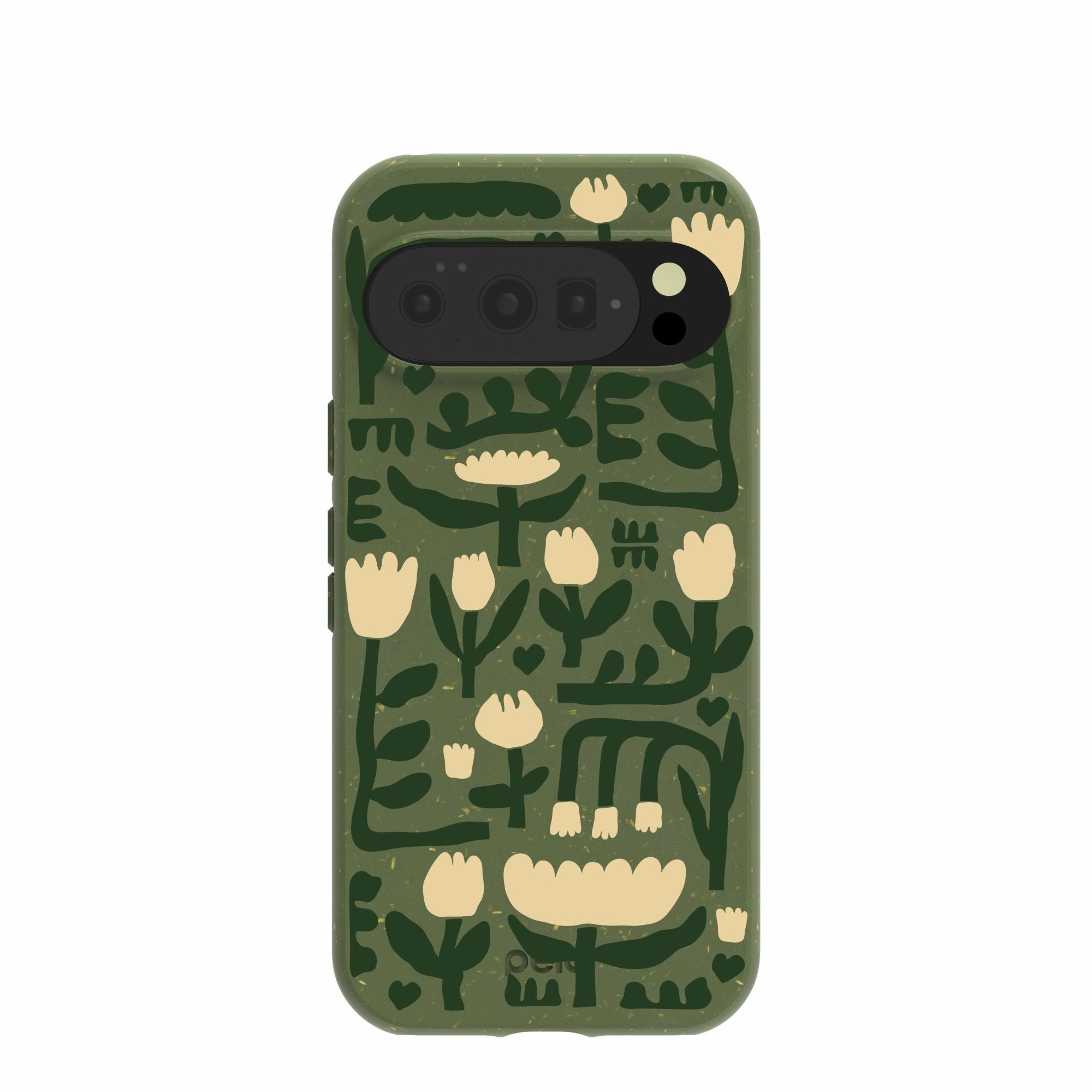 Soft Edge Detail Daily Durability Forest Floor Abstract Tulips Google Pixel 10/10 Pro Case