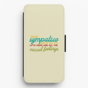 You're Sympatico Flip / Wallet Phone Case Flexible Texture