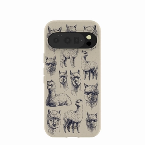 London Fog Spitting Llama Google Pixel 10/10 Pro Case Modern Grip Texture