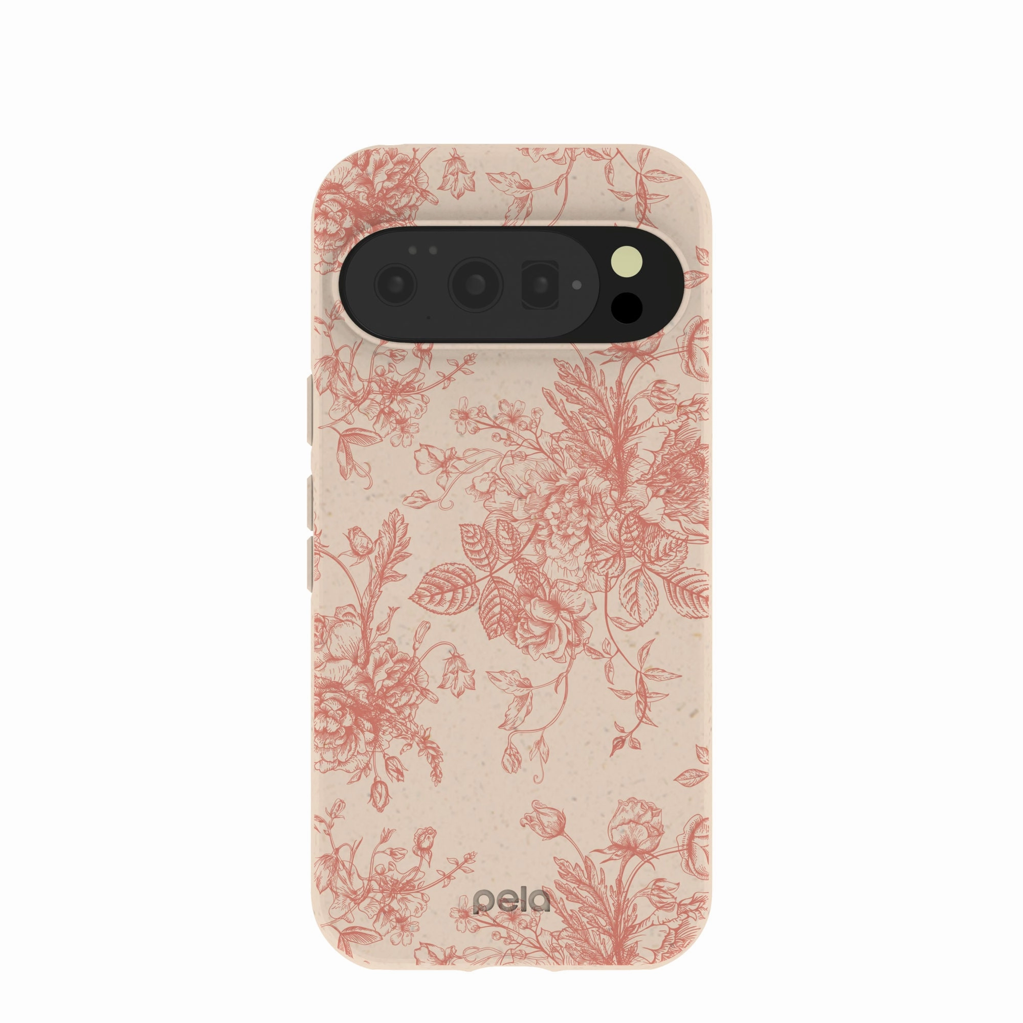 Seashell Rococo Bouquets Google Pixel 10/10 Pro Case Stylish Grip Texture Minimal Touch
