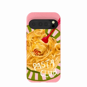 Bubblegum Pink Pasta Club Google Pixel 10/10 Pro Case Luxury Look