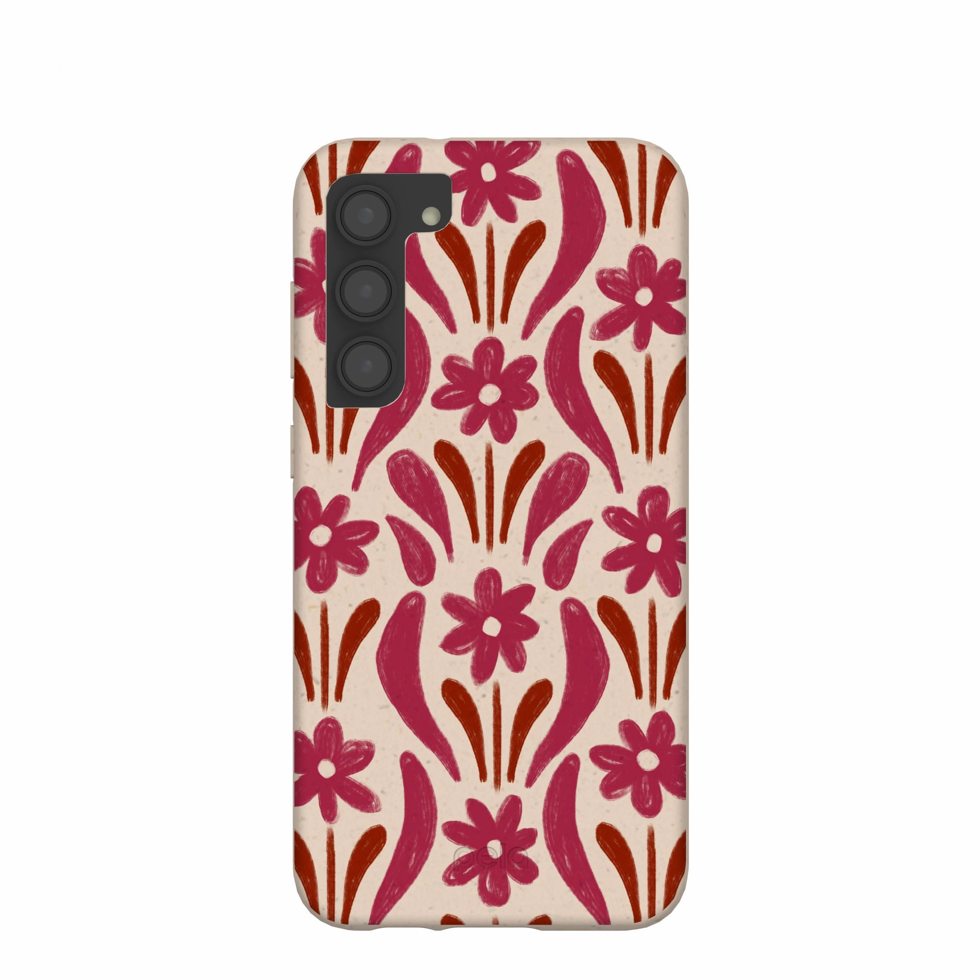 Soft Grip Casual Texture Seashell Flower Stack Samsung Galaxy S23 (Plus) Case
