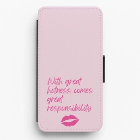 Textured Detail With Great Hotness  Flip / Wallet Phone Case