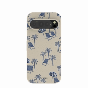 Premium Touch Compact Style London Fog Coastal Lounging Google Pixel 9/9 Pro Case