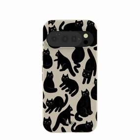 Matte Touch Shock Resistant London Fog Night Meowers Google Pixel 10/10 Pro Case