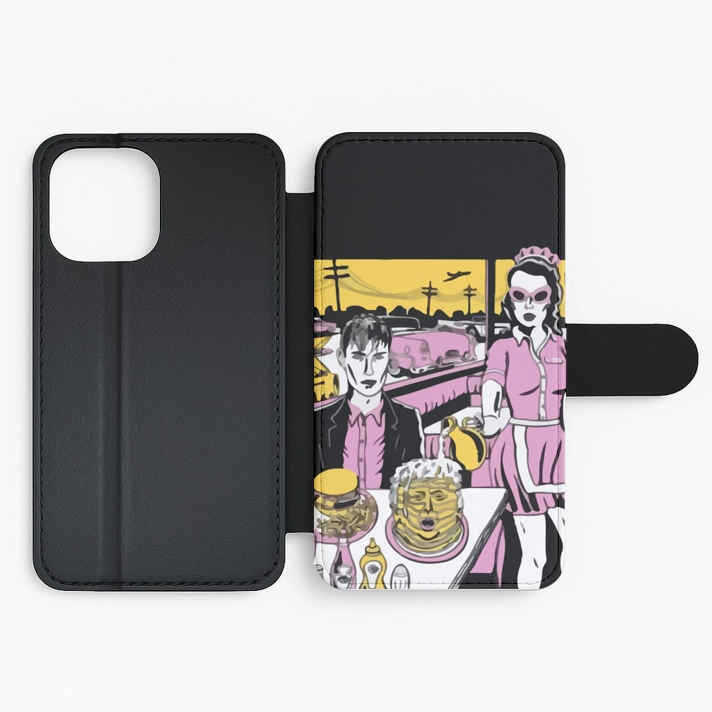 Elegant Surface Popart Fender Flip / Wallet Phone Case