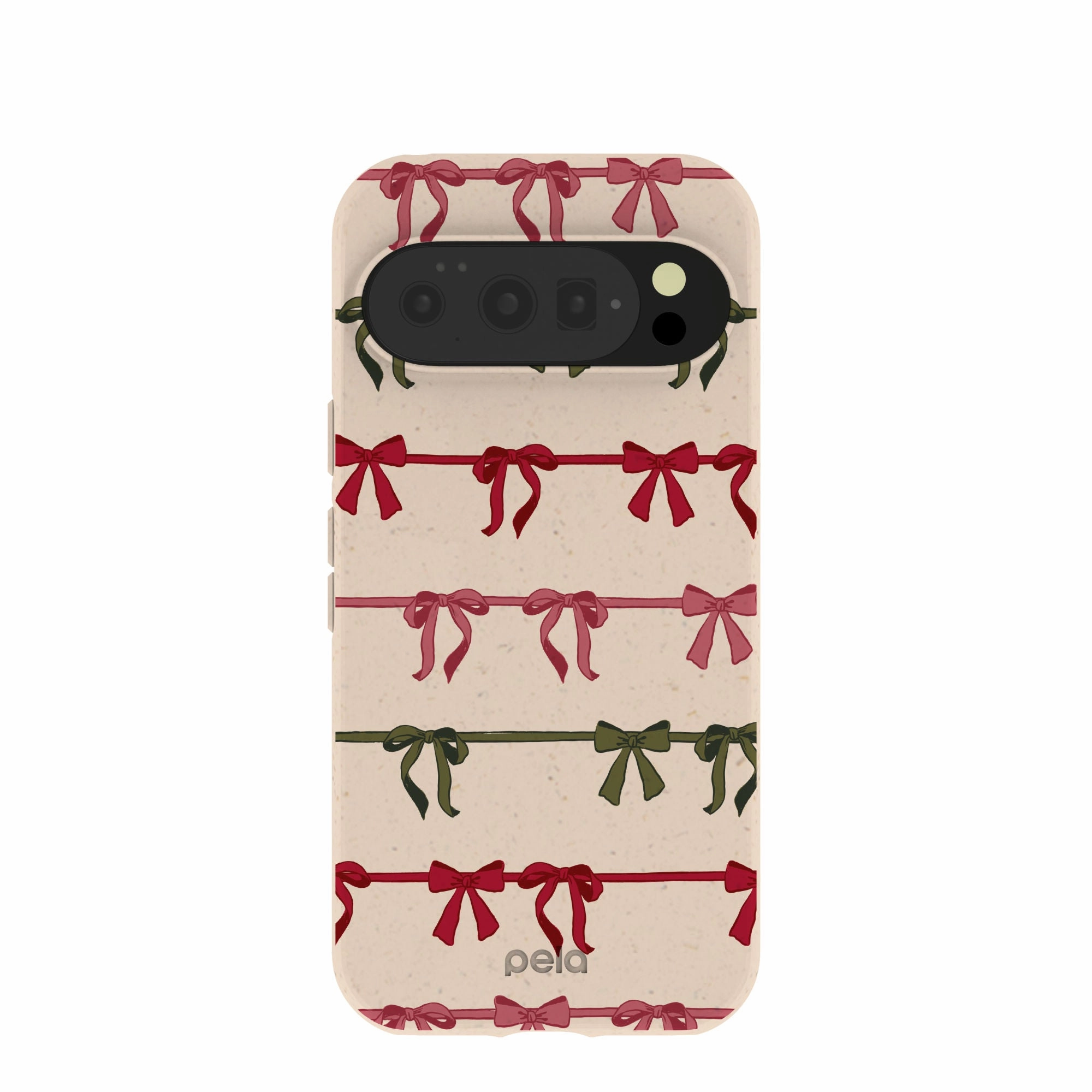 Seashell Holiday Bows Google Pixel 10/10 Pro Case Sport Inspired Sleek Surface