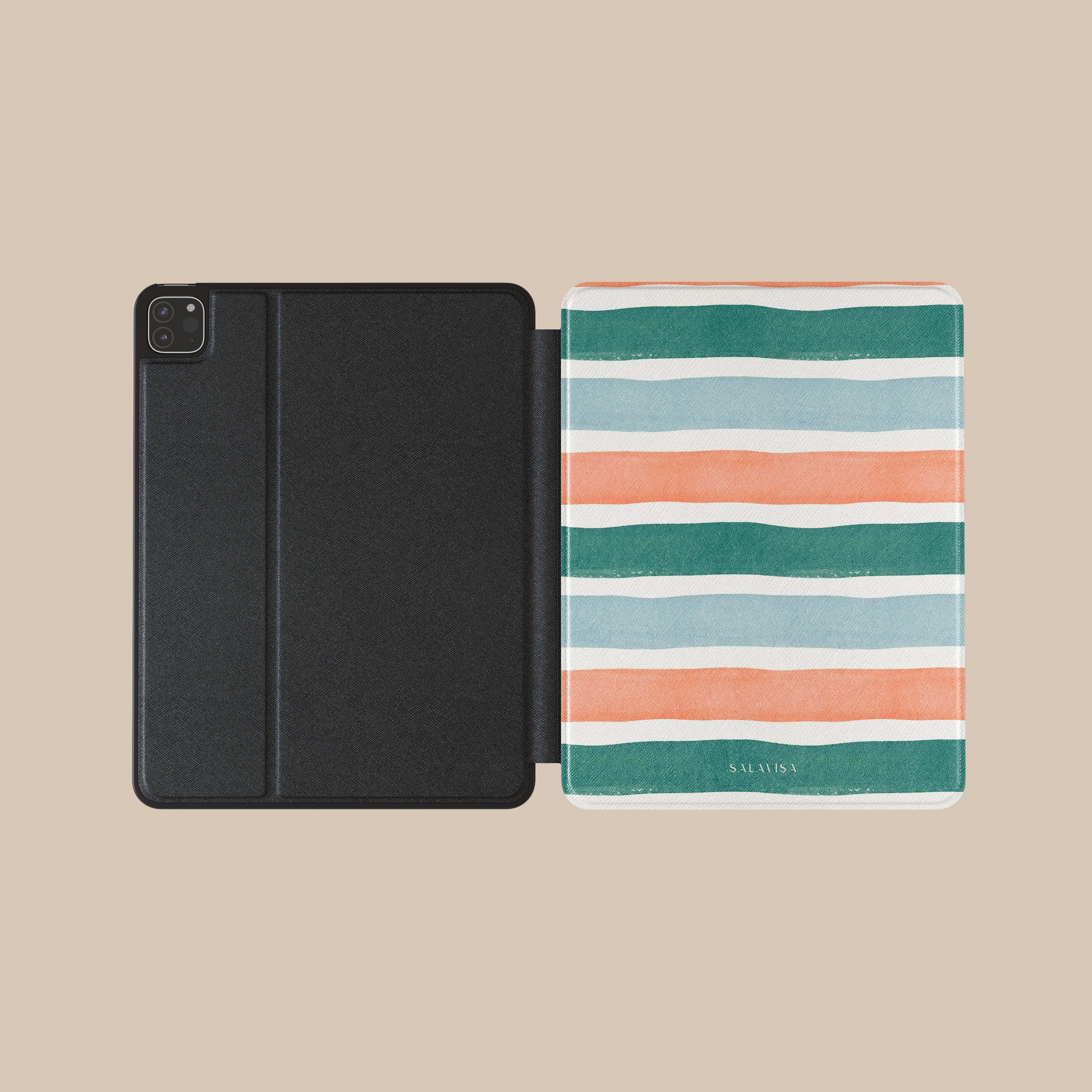 Coral Tides iPad Case Tablet Pouch simple edge pad protector