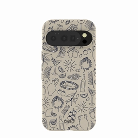 Non slip grip London Fog Mediterranean Moments Google Pixel 10/10 Pro Case