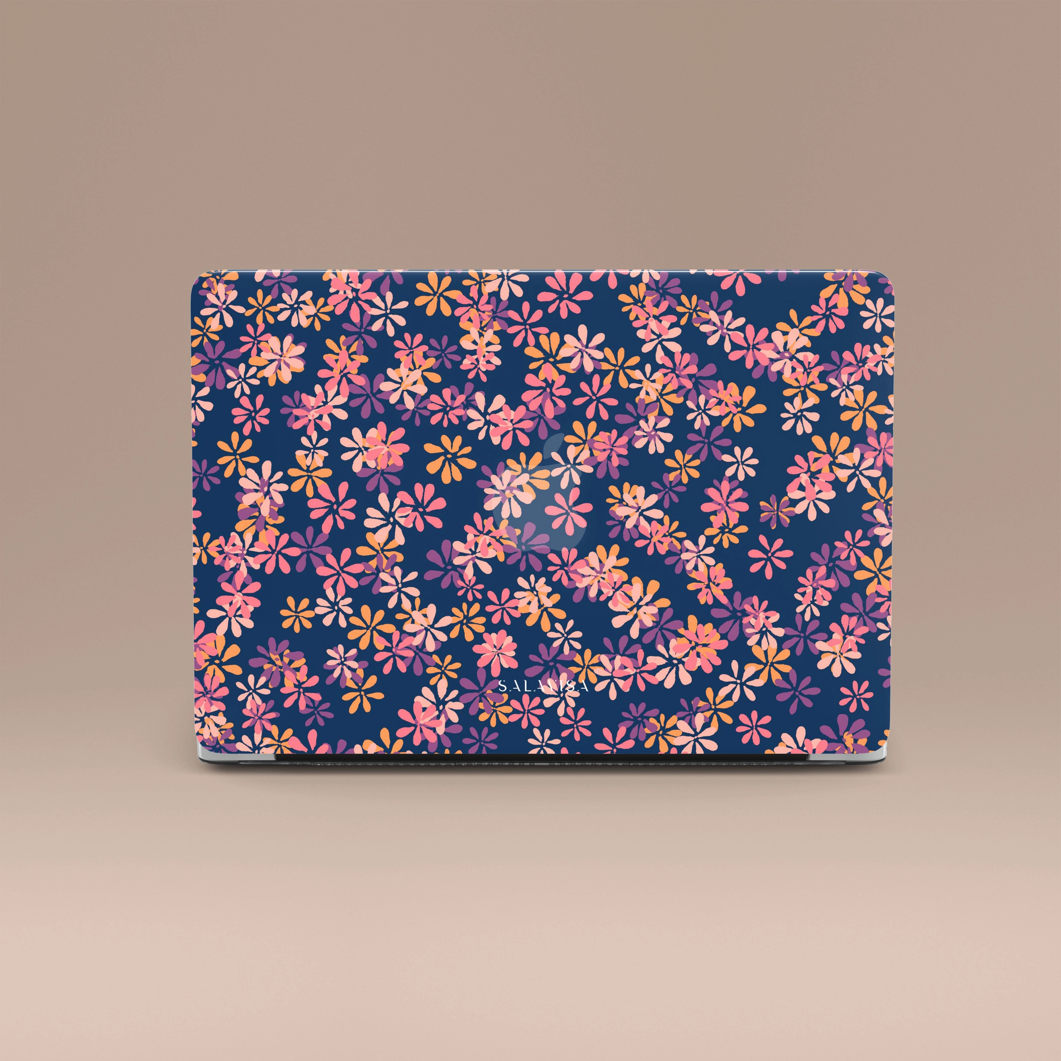 Smooth Outline Ditsy Spring MacBook Case