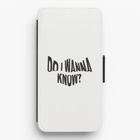 Comfort Detail Do I wanna know Flip / Wallet Phone Case