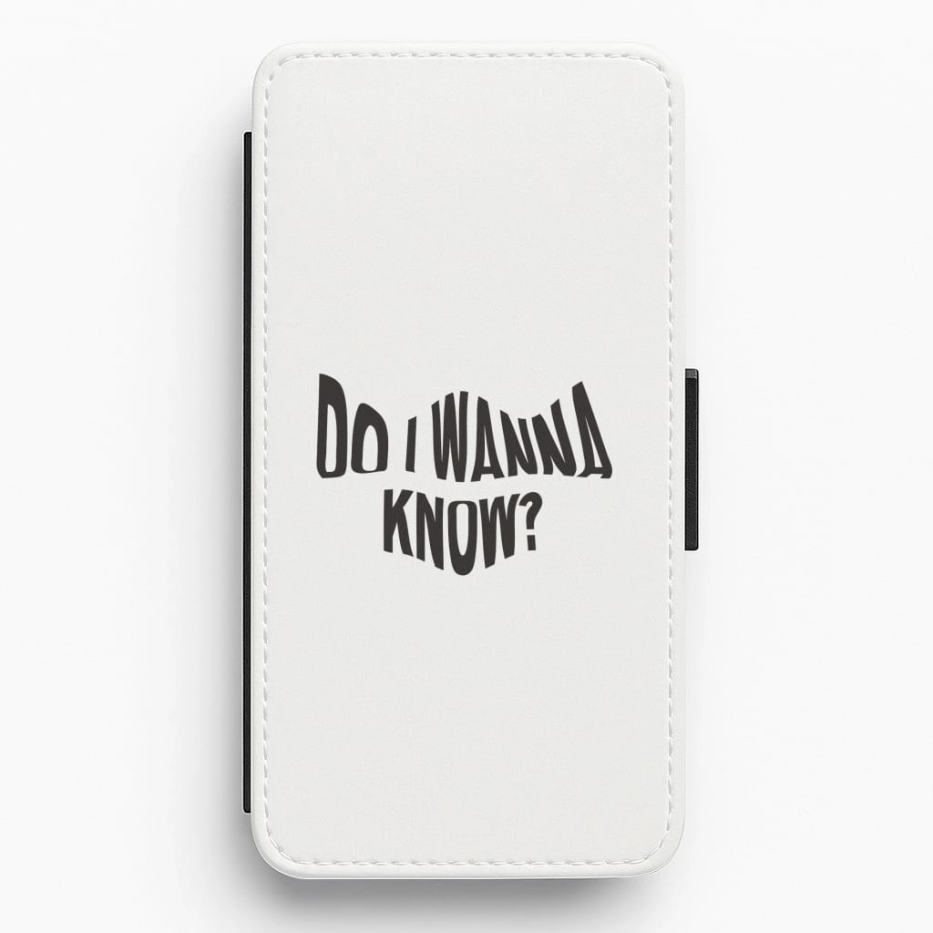 Comfort Detail Do I wanna know Flip / Wallet Phone Case