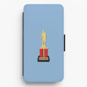 Hybrid Build Texture Dundie Award Flip / Wallet Phone Case
