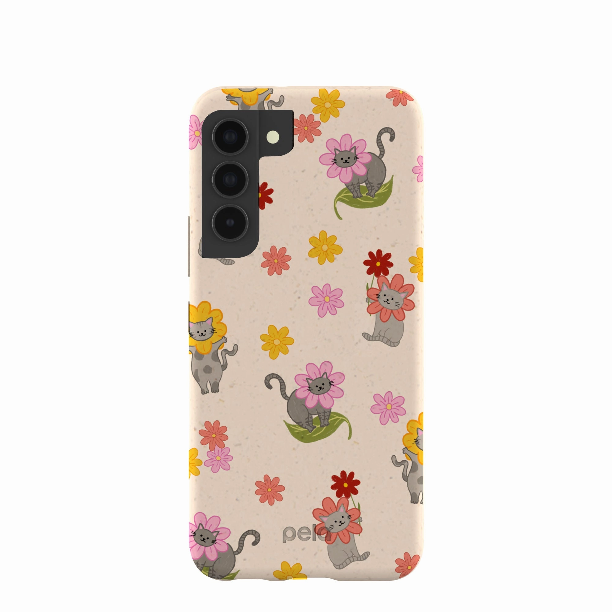 Refined Protection Smooth Outline Seashell Flower Cats Samsung Galaxy S22 Case