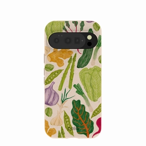 Premium Detail Hybrid Finish Seashell Veggie Patch Google Pixel 10/10 Pro Case
