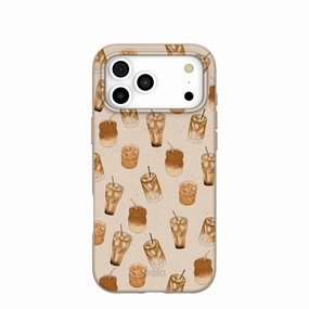 Stylish Shape Seashell Latte Love iPhone 17 Pro Max Case