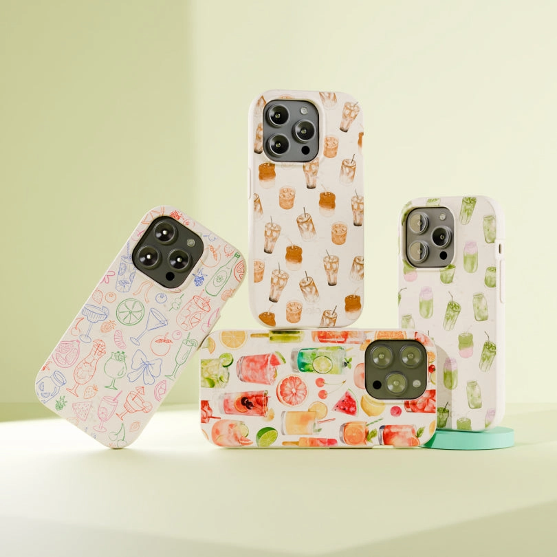 Rugged Surface Modern feature Seashell Latte Love iPhone 17 Pro Max Case