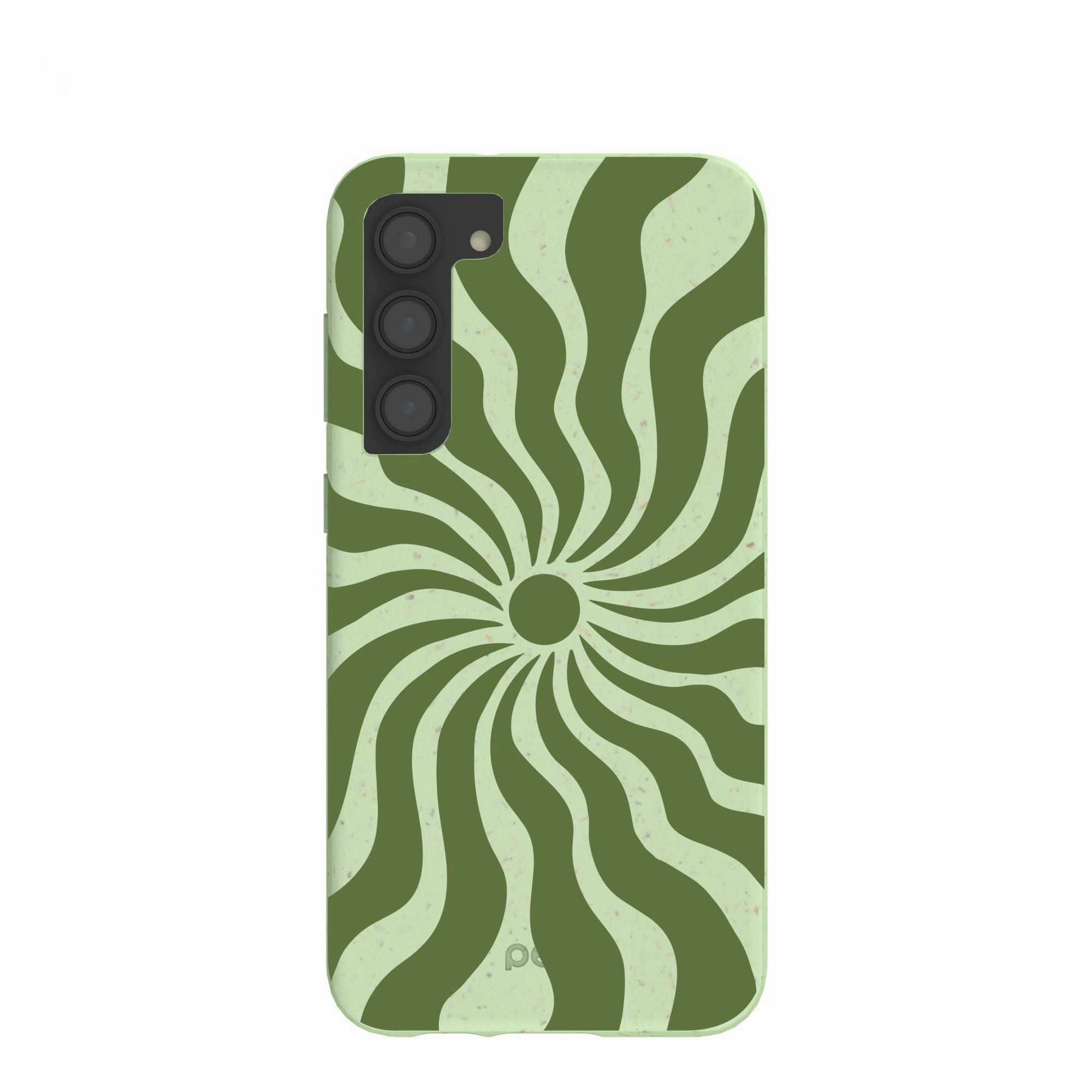 Protective barrier Comfort Design Layer Sage Green Watermelon Time Warp Samsung Galaxy S23 (Plus) Case
