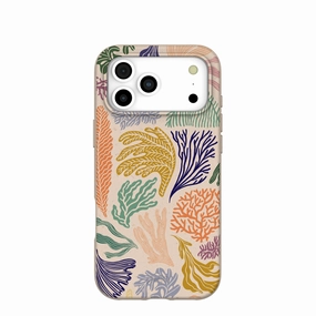 Seashell Coral Dreams iPhone 17 Pro Max Case Protective barrier Grip Assist