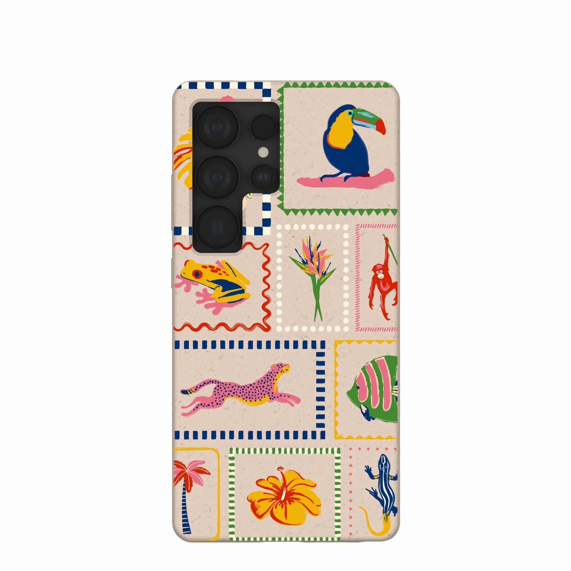 Seashell Tropical Paradise Samsung Galaxy S25 Ultra Case Hybrid Material Build