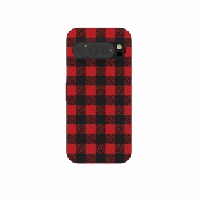 Black Flannel Google Pixel 9/9 Pro Case Practical Accessory