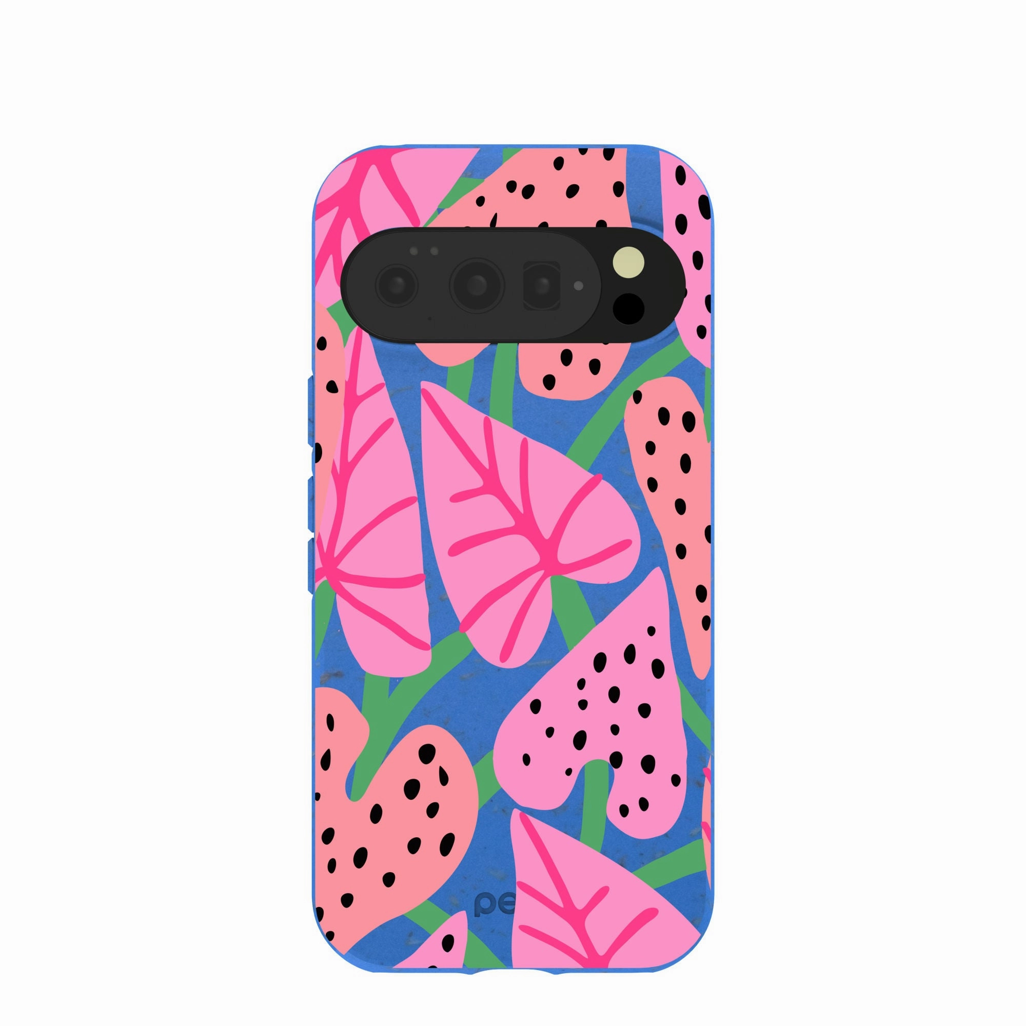 Electric Blue Candy Bloom Google Pixel 10/10 Pro Case Comfort Shape Matte Touch