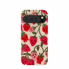 Shockproof Corners Seashell Strawboories Google Pixel 10/10 Pro Case