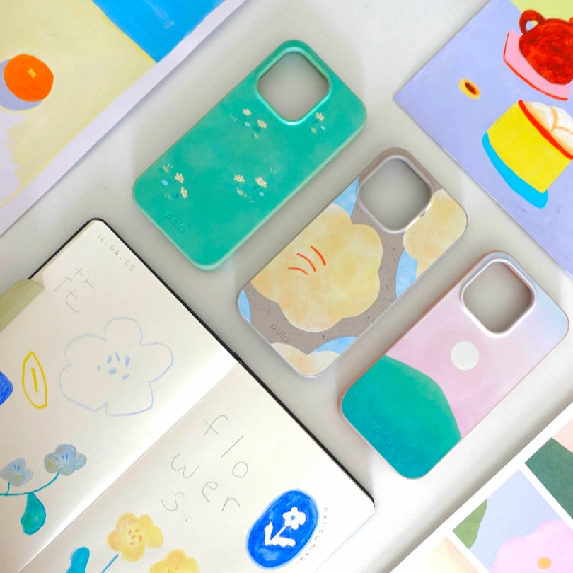 London Fog Yellow Flowers iPhone 17 Pro Max Case Smooth Look Texture