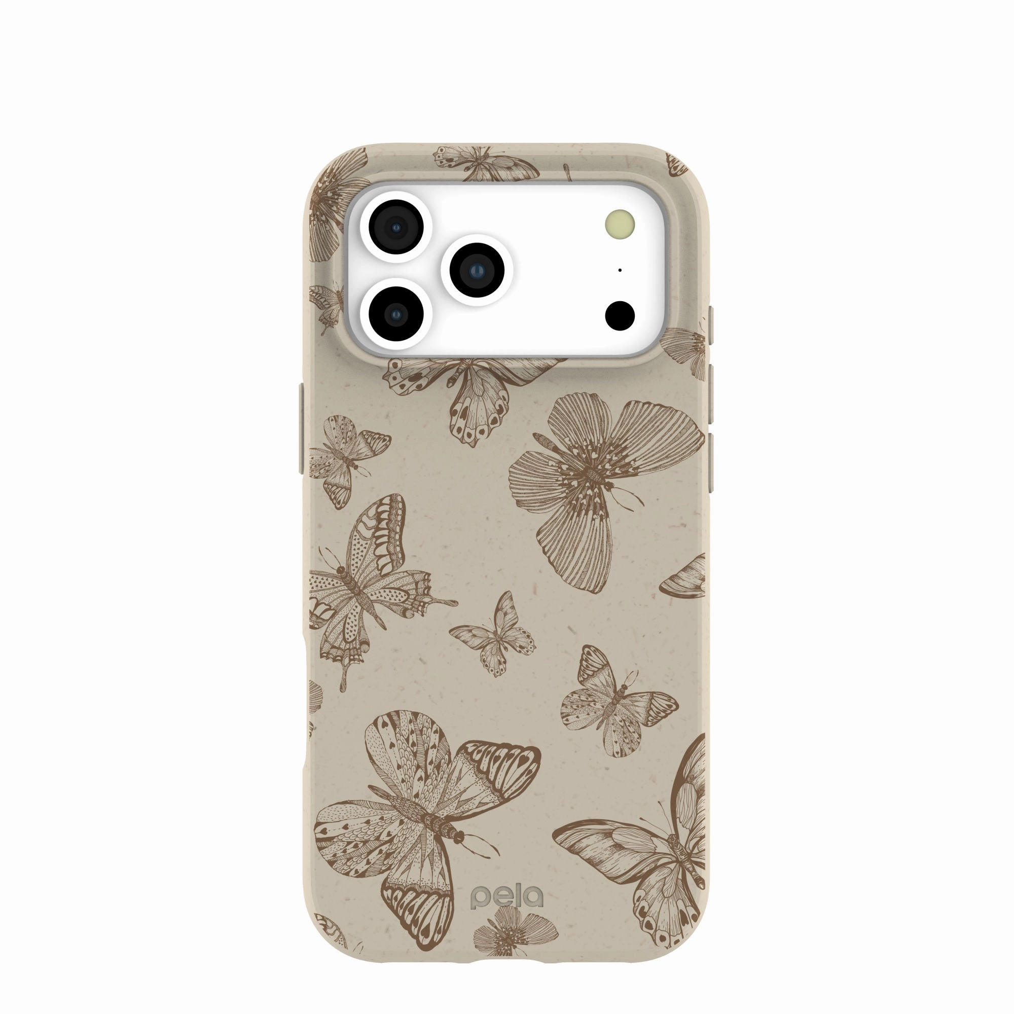 London Fog Delicate Flutters iPhone 17 Pro Max Case Minimal Detail Texture Durable Pattern Texture