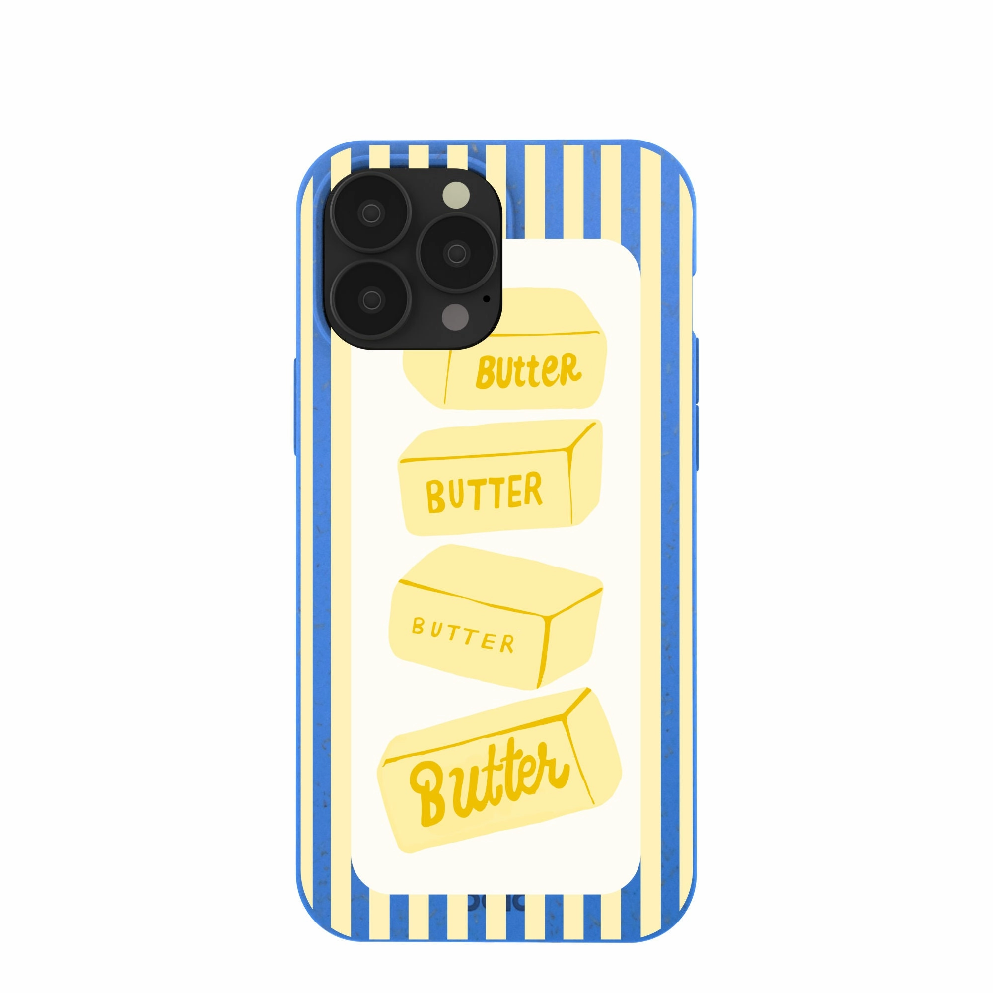 Protective Frame Electric Blue Butter Bars iPhone 13 Pro Max Case