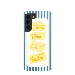 Rugged Edge Electric Blue Butter Bars Samsung Galaxy S22 Case