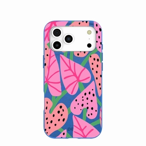 Electric Blue Candy Bloom iPhone 17 Pro Max Case Minimal Shield Texture