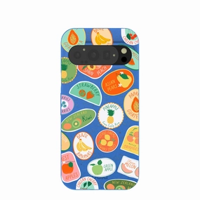 Electric Blue Frutti Club Google Pixel 9/9 Pro Case High End Look