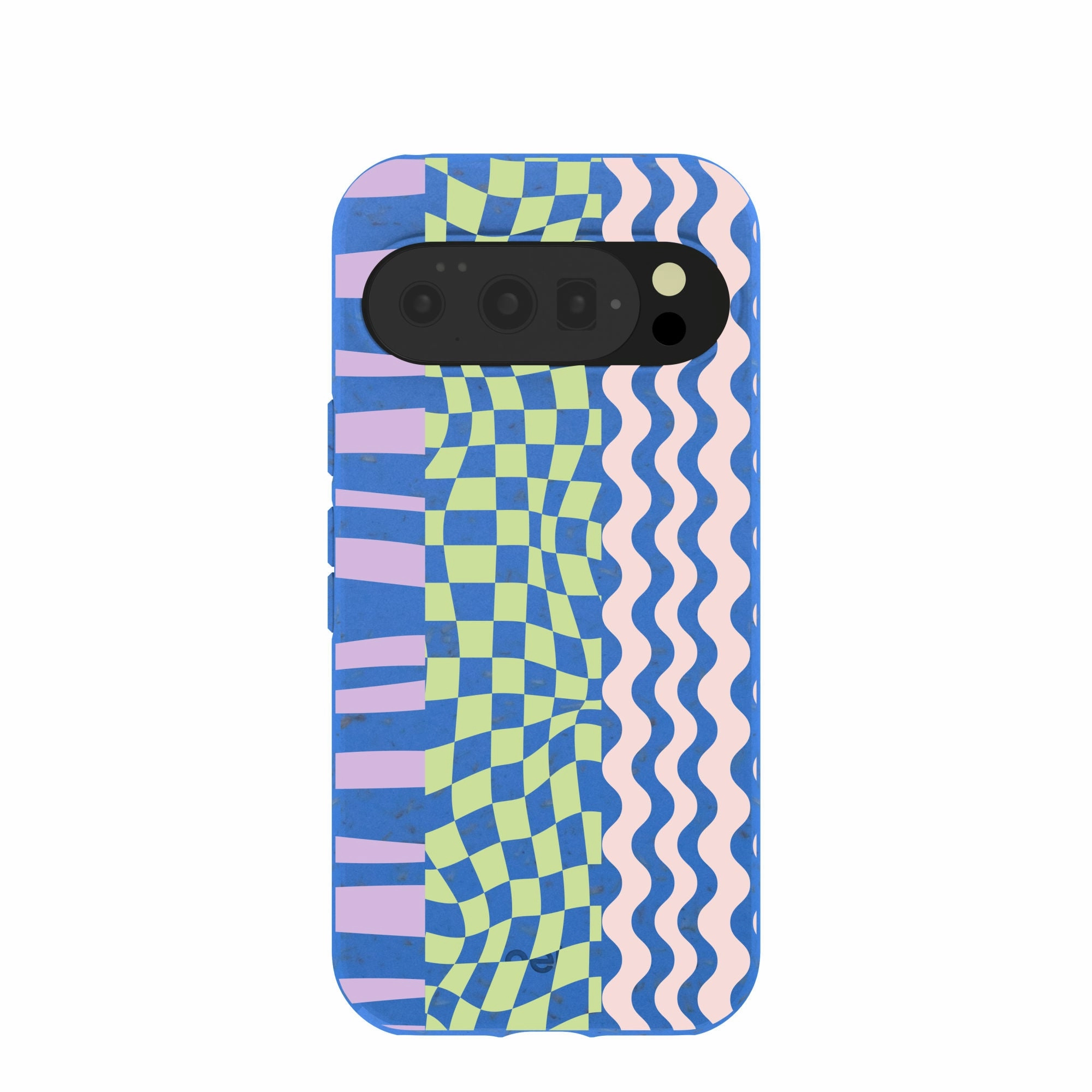 Electric Blue Mixed Up Google Pixel 10/10 Pro Case Soft Surface