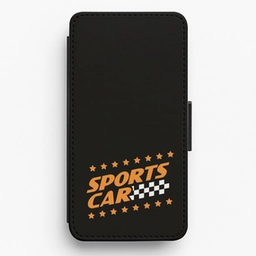 Sports Car Flip / Wallet Phone Case Hybrid Detail Rugged Build