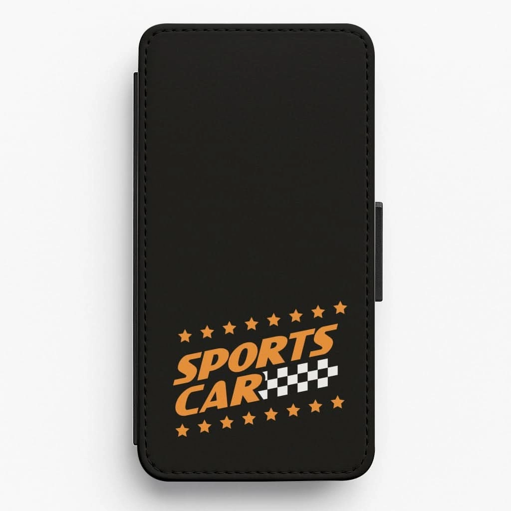 Sports Car Flip / Wallet Phone Case Hybrid Detail Rugged Build