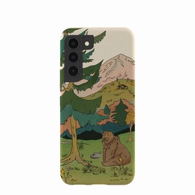 Classic Frame London Fog Rocky Bear Samsung Galaxy S22 Case