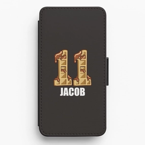 Eleven - Personalised Stranger Flip / Wallet Phone Case elegant design Comfort Texture