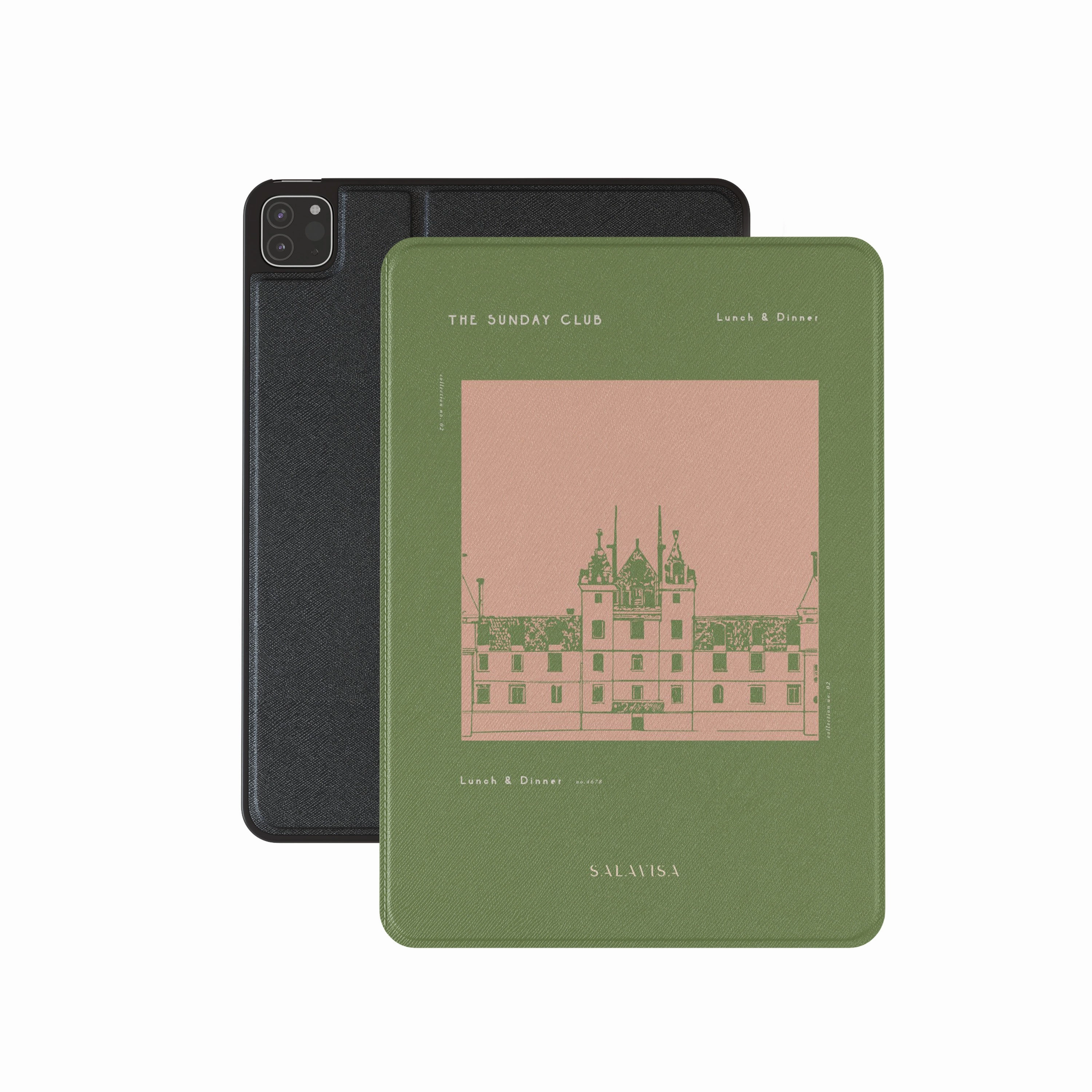 Protective Armor Green Sunday Club iPad Case