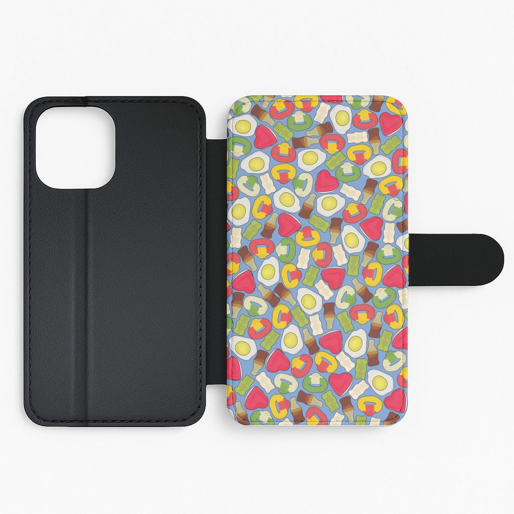 Gummy Sweets - Sweets Patterns Flip / Wallet Phone Case Creative Texture