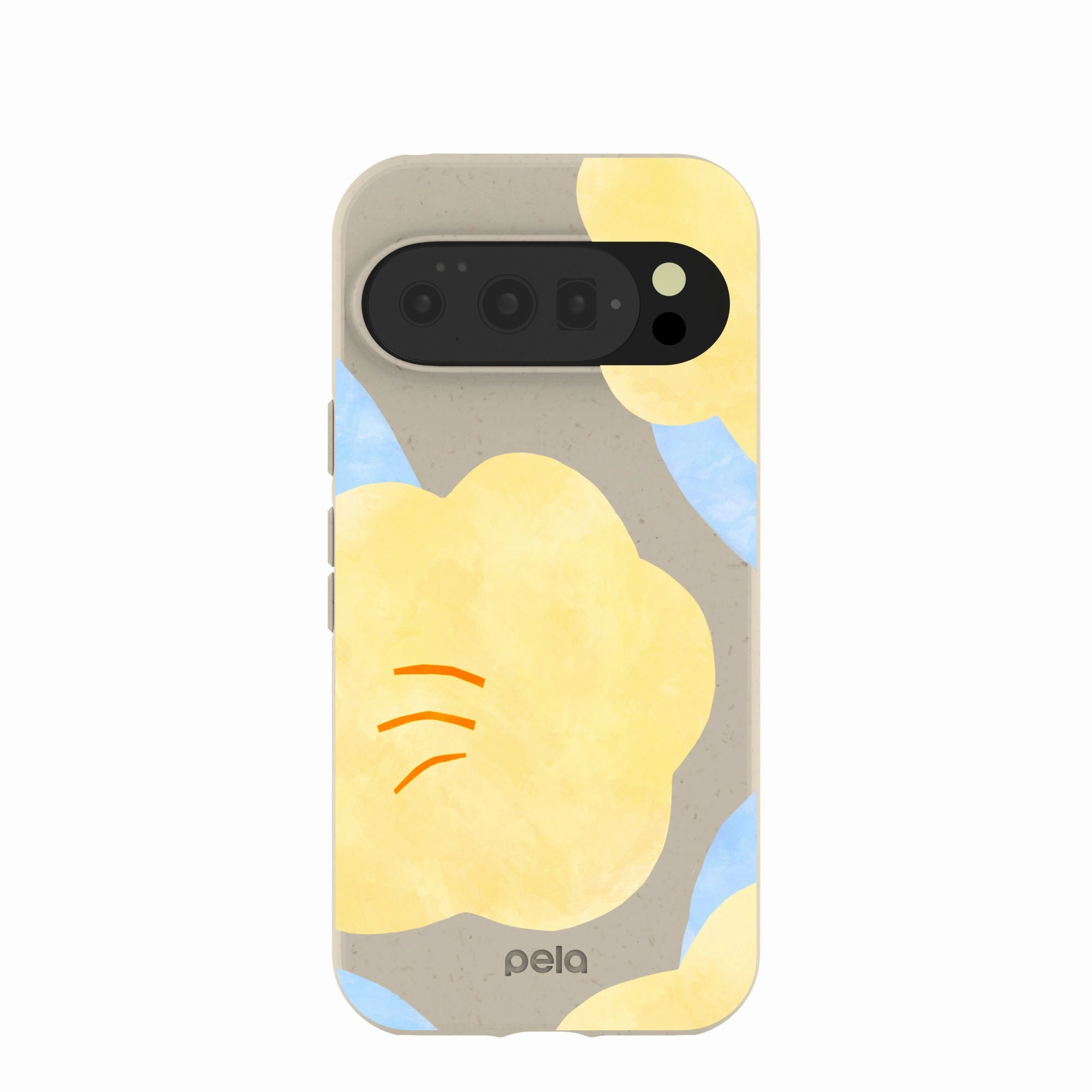 Protective barrier Compact Design London Fog Yellow Flowers Google Pixel 10/10 Pro Case
