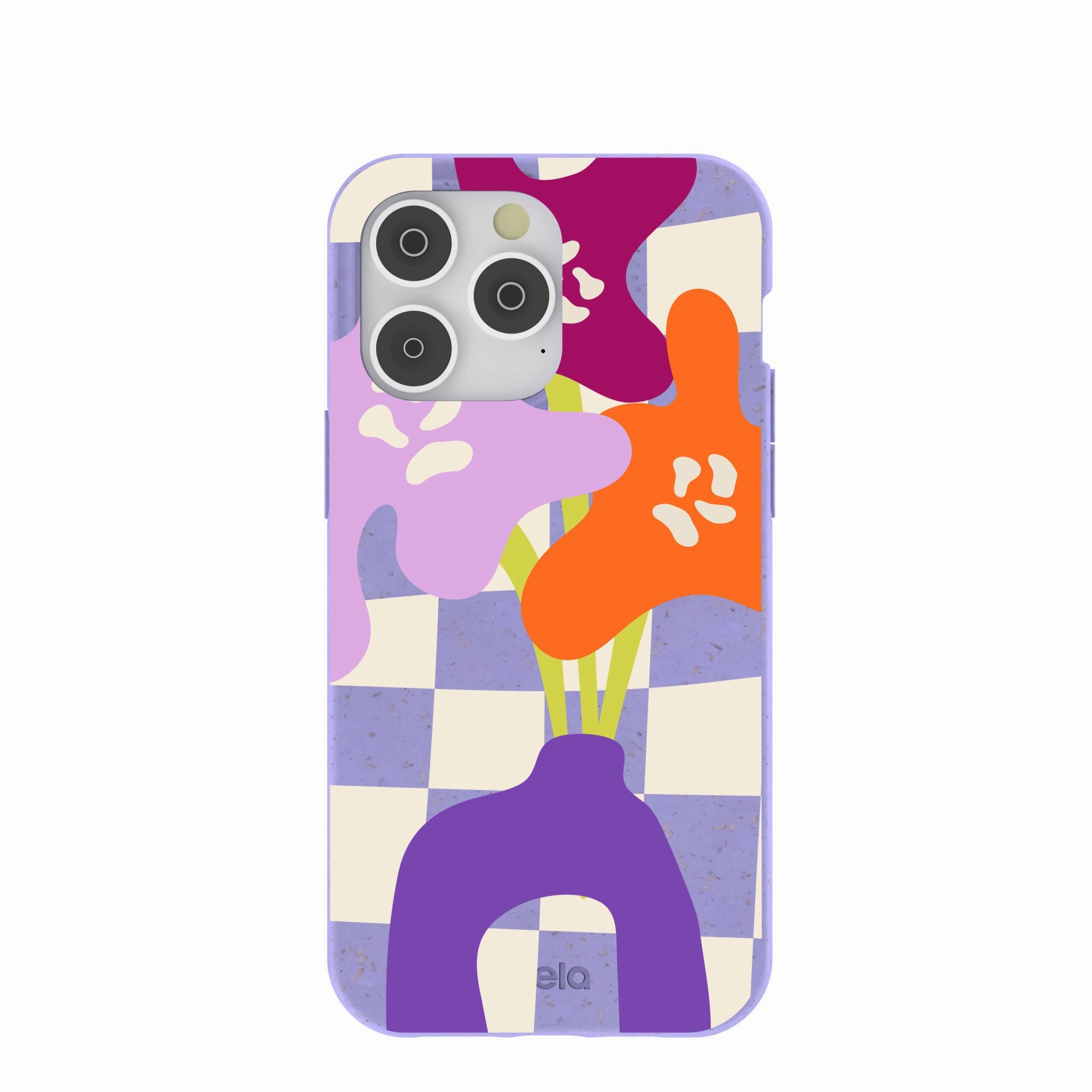 Matte Coating Lavender Bright Blooms iPhone 14 Pro Max Case