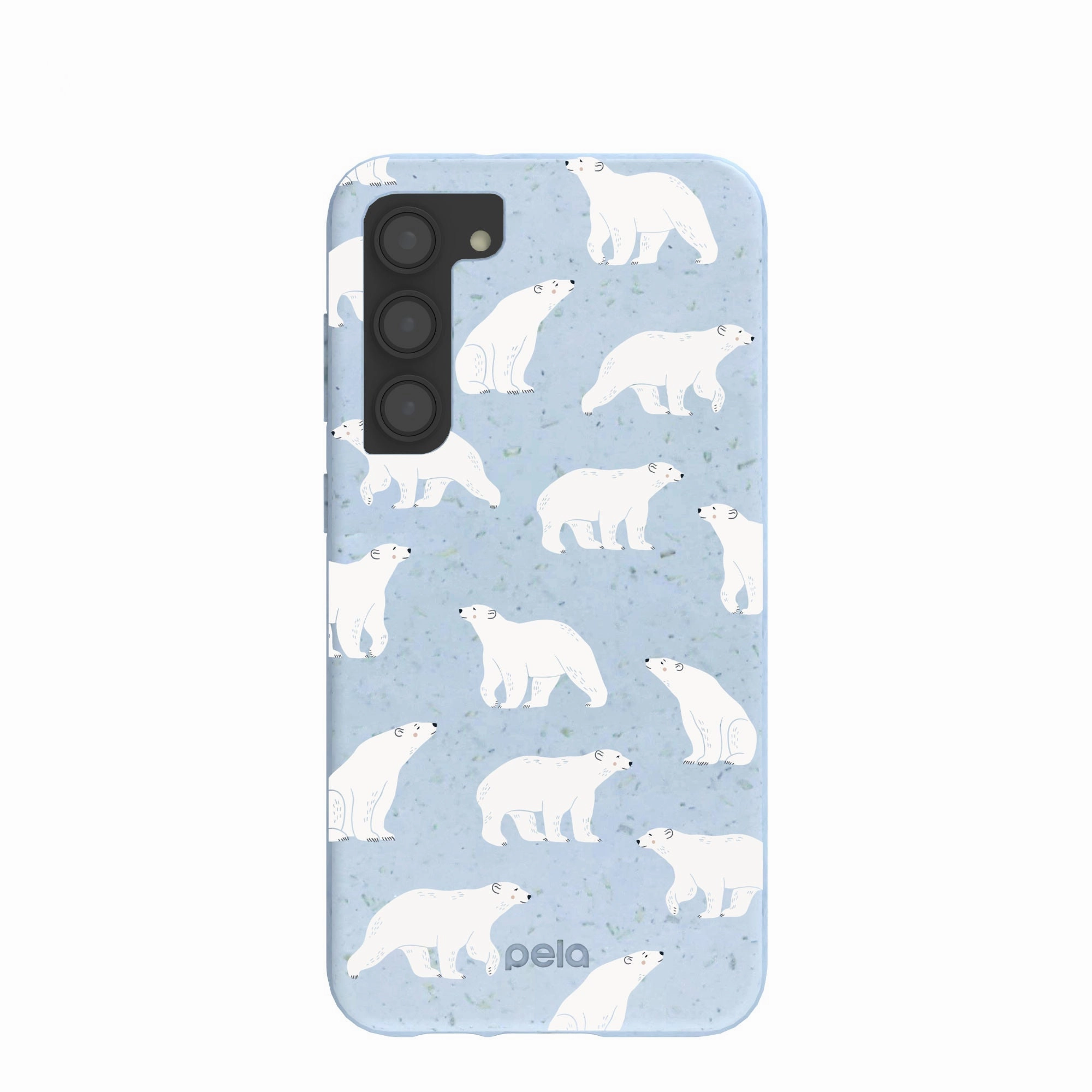 Modern Detail Unique Artwork Powder Blue Ice Bears Samsung Galaxy S23 (Plus) Case