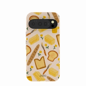 Seashell Toast Garden Google Pixel 10/10 Pro Case Compact Design