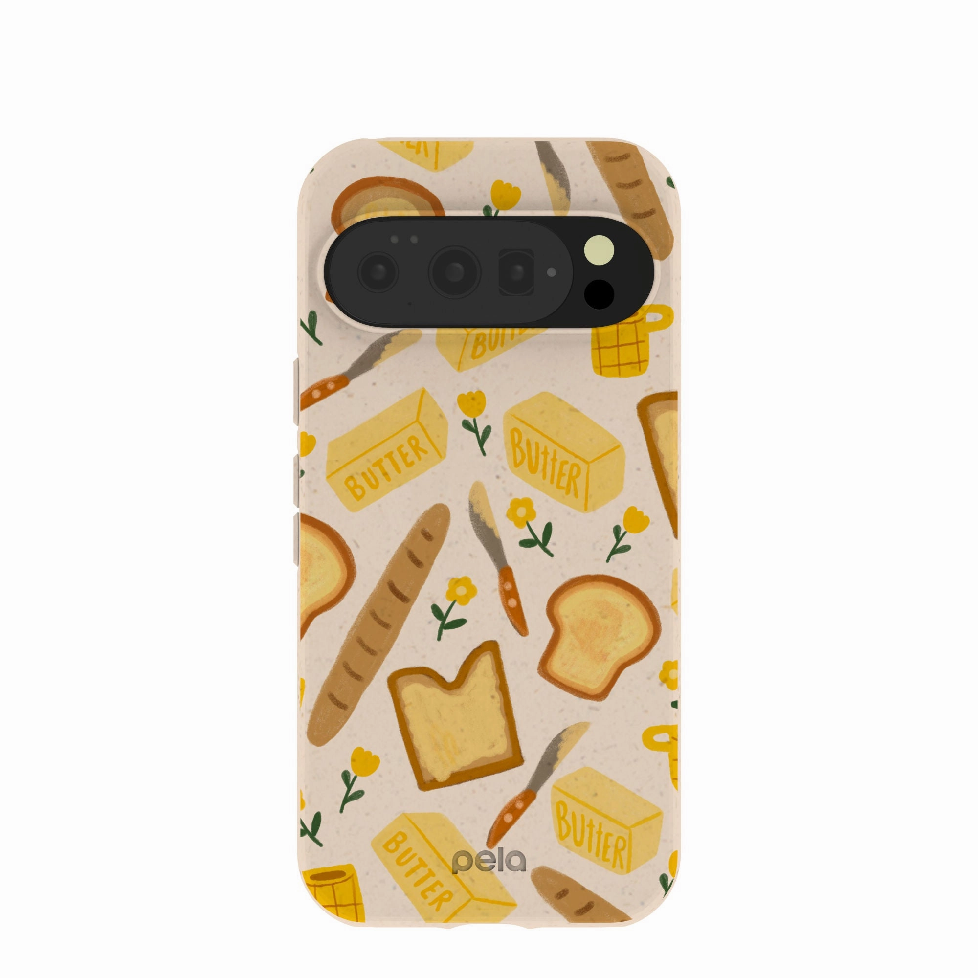 Seashell Toast Garden Google Pixel 10/10 Pro Case Compact Design