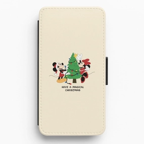 Compact Look Compact Design Festive Fairytale Mice - Christmas Flip / Wallet Phone Case