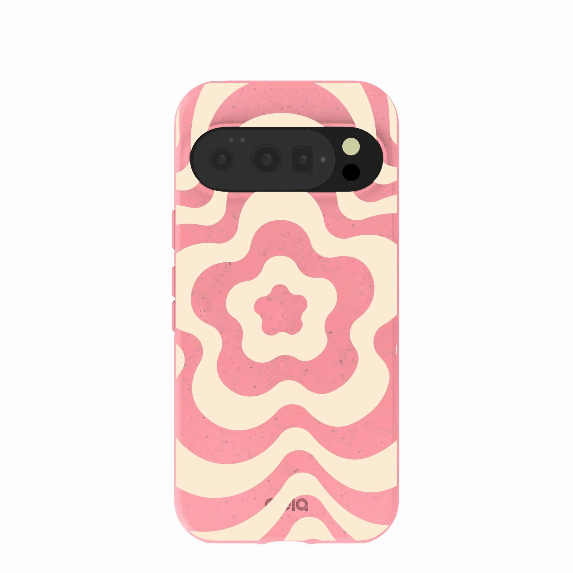 Bubblegum Pink Morning Flower Google Pixel 10/10 Pro Case Rugged Detail Layer Anti Shock Layer
